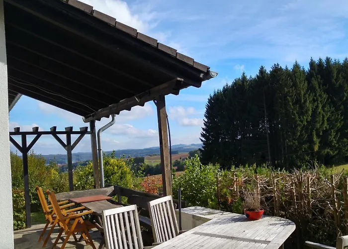 Am Waldrand Mit Panoramablick Casa de Férias